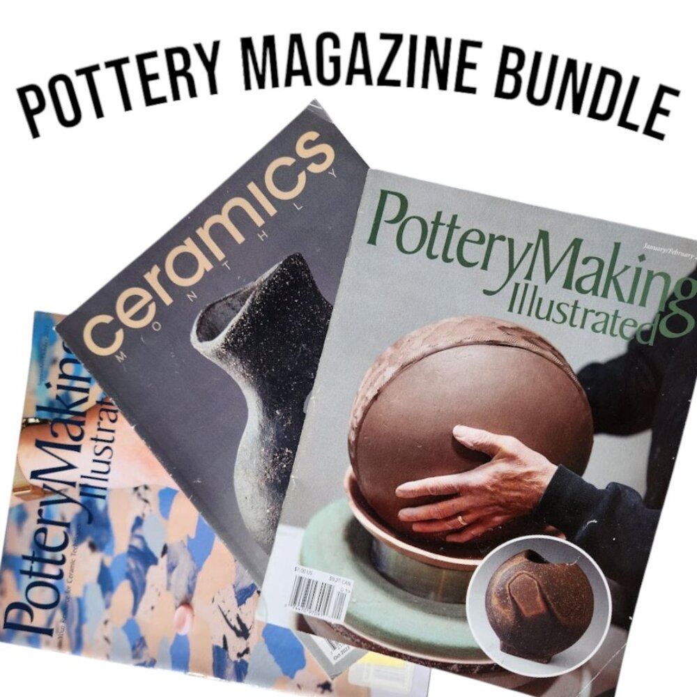 Pottery Making Illustrated Ceramics Monthly Magazine Bundle Clay Craft Art Suppl